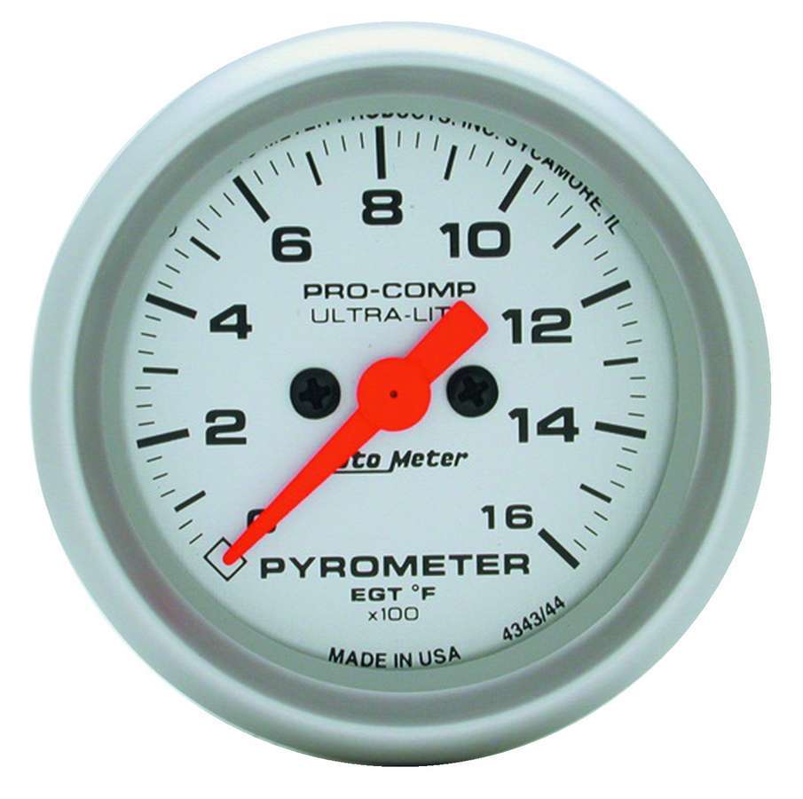 Autometer - 2-1/16in U/L EGT Pyrometer Kit 0-1600