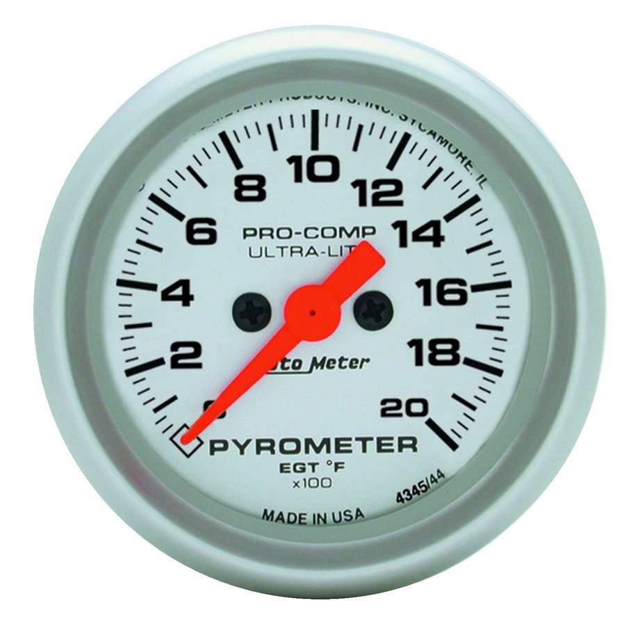 Autometer - 2-1/16in U/L 2000 Degree Pyrometer