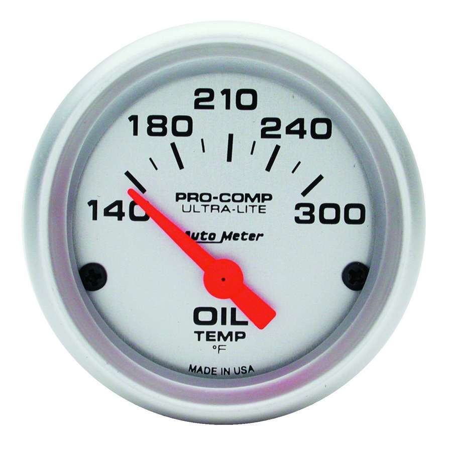 Autometer - Ultra-Lite 2-1/16 Oil Temp. 140-300 F. Elect.
