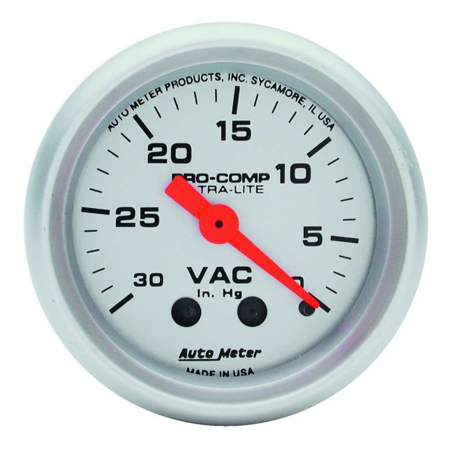 Autometer - Vacuum 30in Hg. Mini Ult