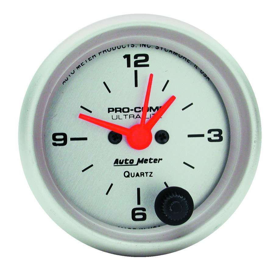 Autometer - 2-1/16in Ultra-Lite Clock