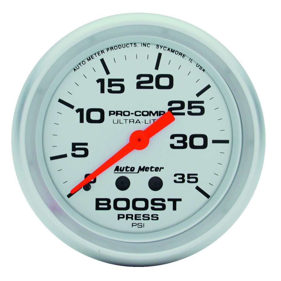 Autometer - 2-5/8in Ultra-Lite 0-35 Boost Gauge