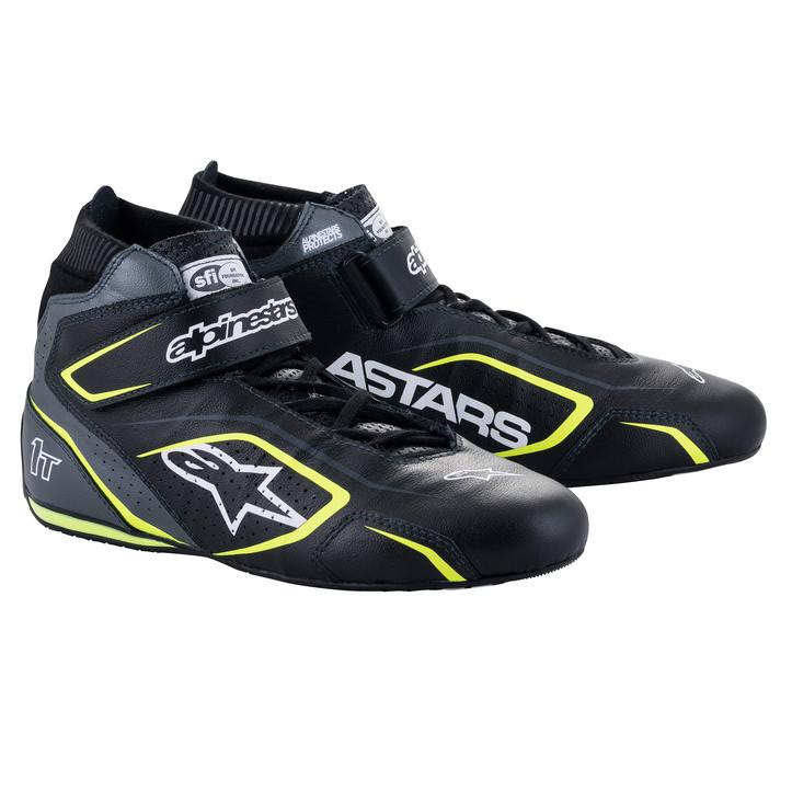 Alpinestars Usa - Shoe Tech-1T V3 Black / Flu Yellow Size 7.5