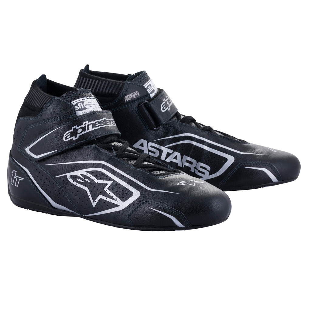 Alpinestars Usa - Shoe Tech-1T V3 Black / Silver Size 8.5