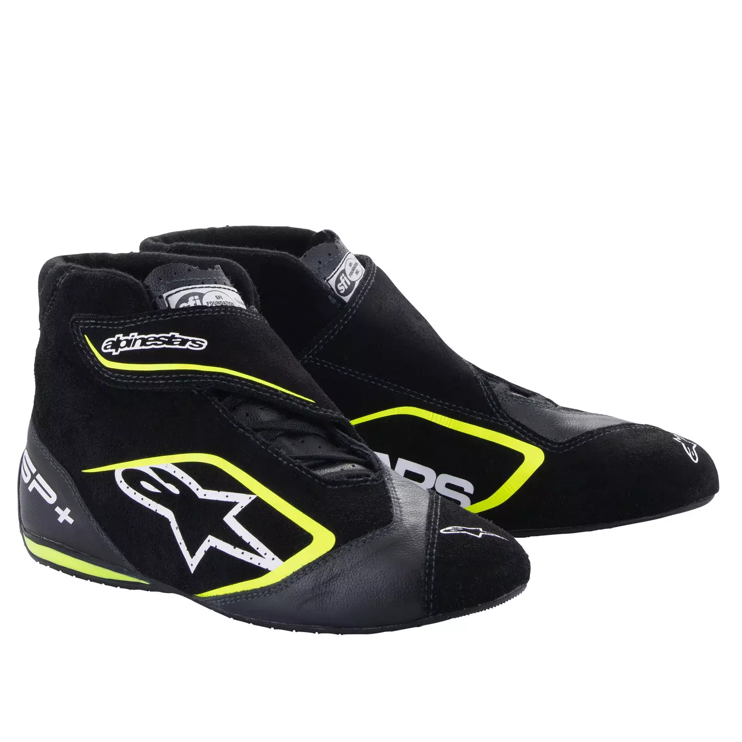 Alpinestars Usa - Shoes Sp+ Black / Yellow Flou 8.5