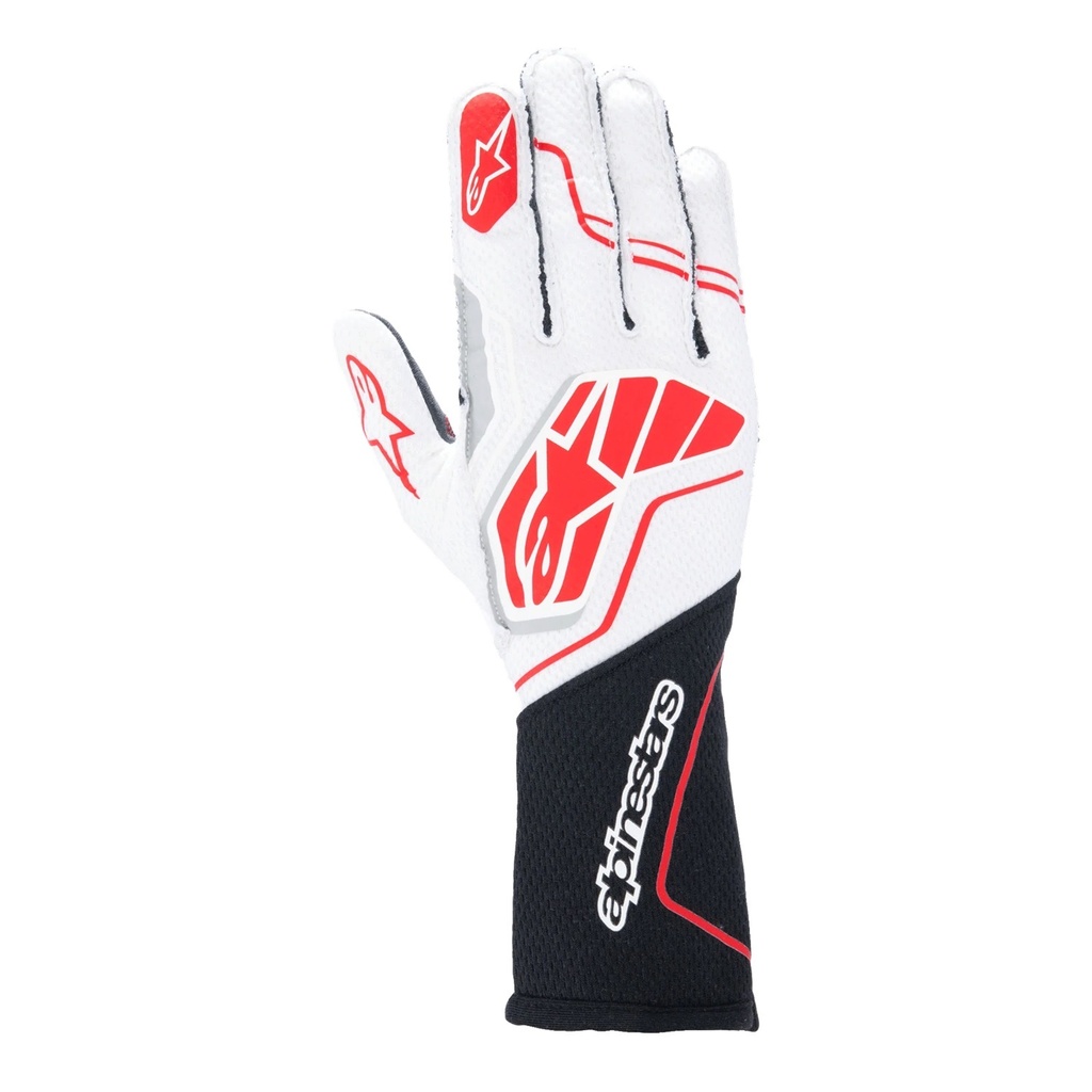Alpinestars Usa - Glove Tech-1 Zx V4 Blk / Wht / Red Medium
