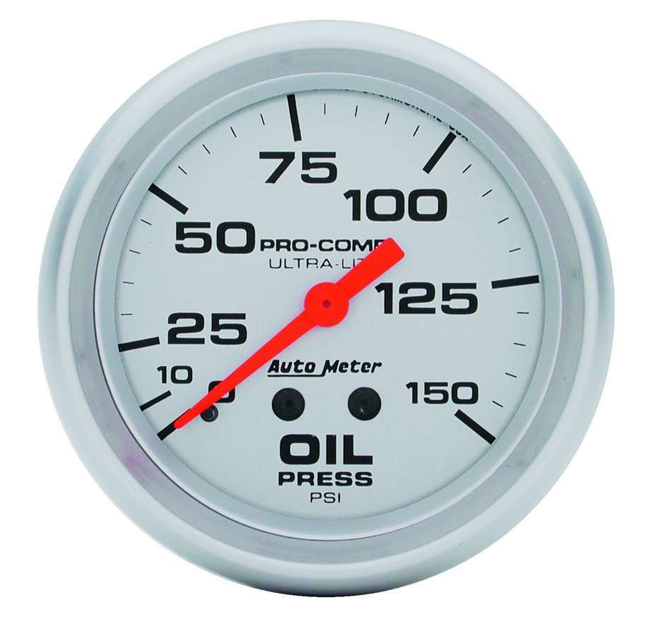 Autometer - Ultra Lite 2 5/8in Oil 0-150 PSI Mech.