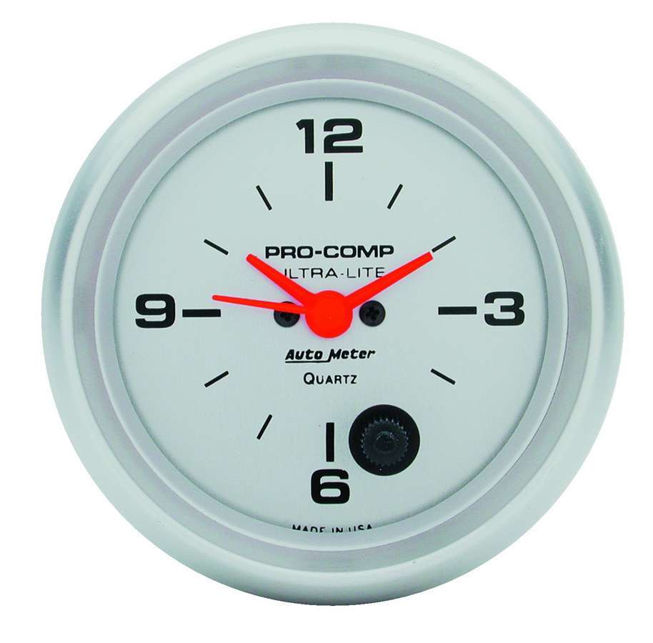 Autometer - 2-5/8in Ultra-Lite Clock