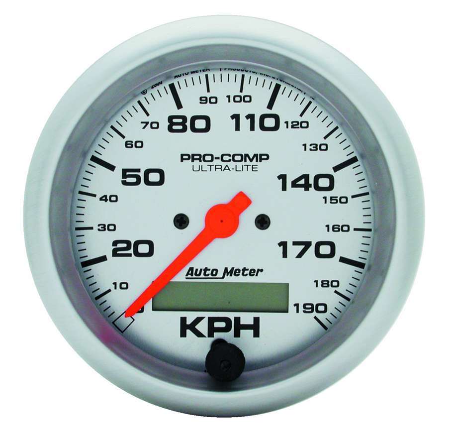 Autometer - 3-3/8in U/L Speedometer 190KPH Metric