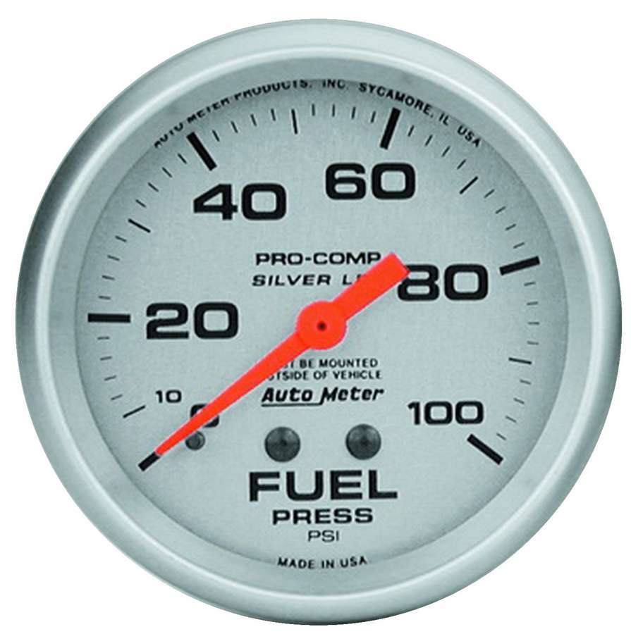 Autometer - 2-5/8in Ultra-Lite 0-100 Fuel Press. Gauge