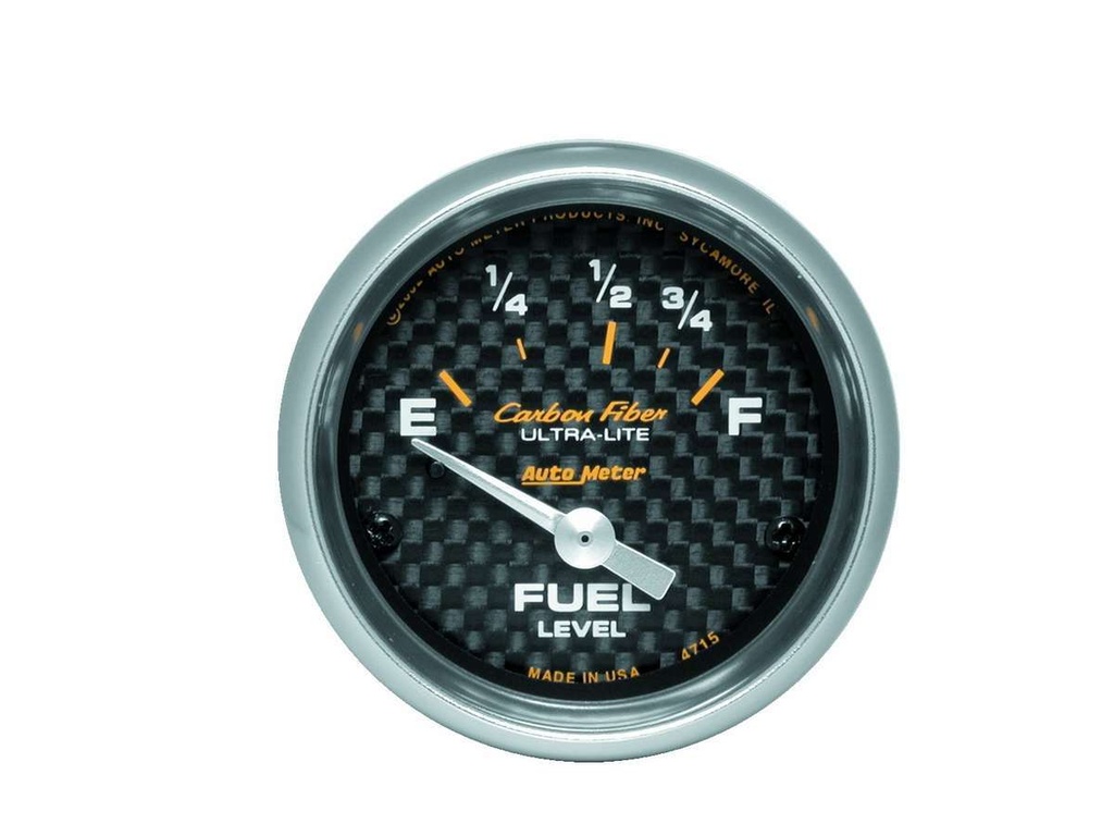 Autometer - 2-1/16in C/F Fuel Level Gauge 73/10 Ohms