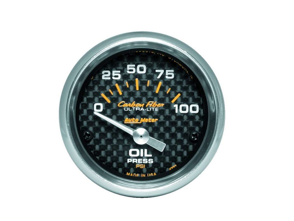 Autometer - C/F 2-1/16in Oil Pressure Gauge 0-100PSI