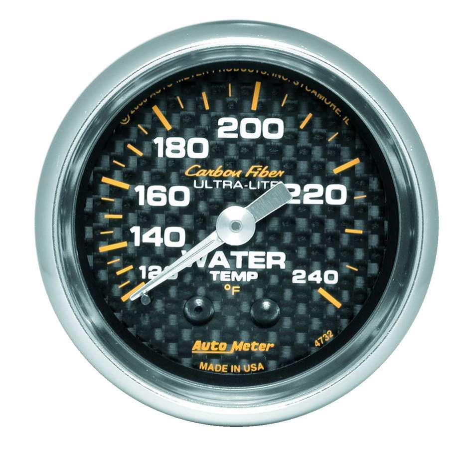 Autometer - 2-1/16in C/F Water Temp. Gauge 120-240
