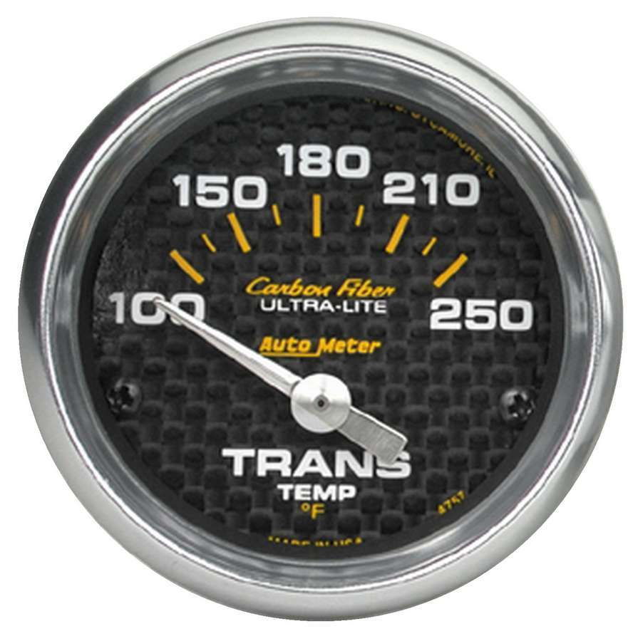 Autometer - 2-1/16in C/F Trans. Temp. Gauge 100-250
