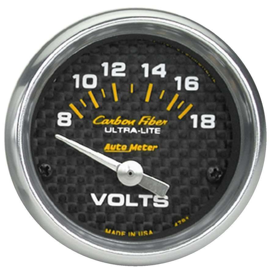 Autometer - C/F 2-1/16in Voltmeter 8-18 Volts