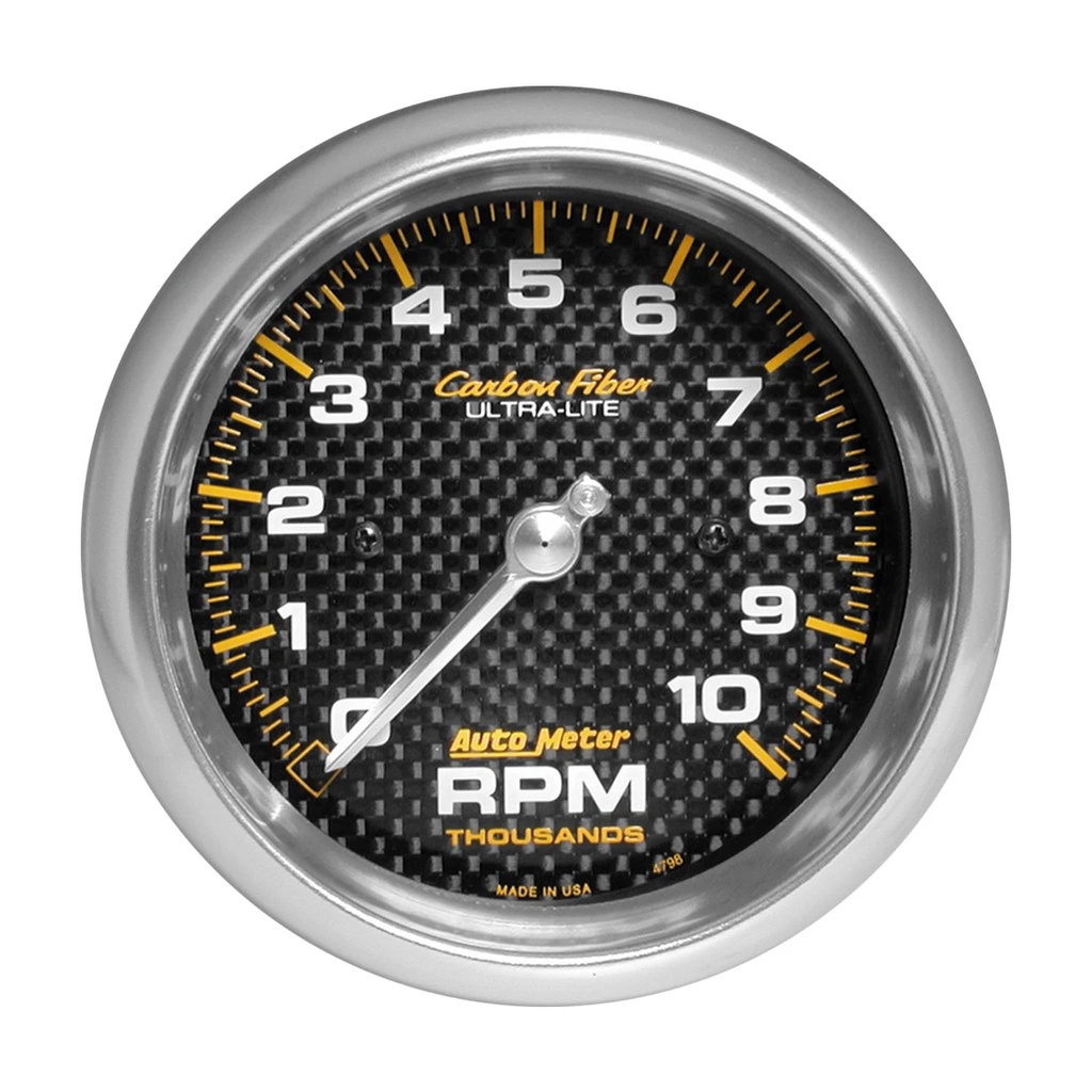 Autometer - C/F 3-3/8in 10000RPM In-Dash Tach