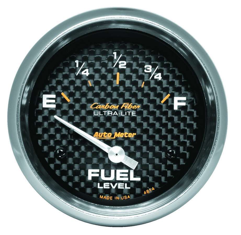 Autometer - C/f 2-5/8in Fuel Level Gauge 0-90 Ohm