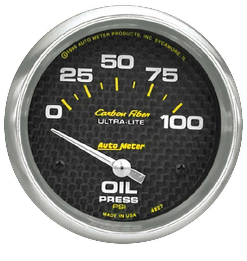 Autometer - C/F 2-5/8in Oil Pressure Gauge 0-100PSI