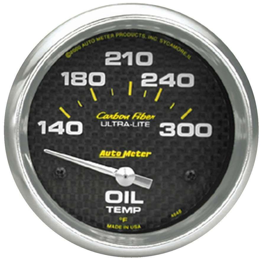 Autometer - 2-5/8in C/F Oil Temp. Gauge 140-300