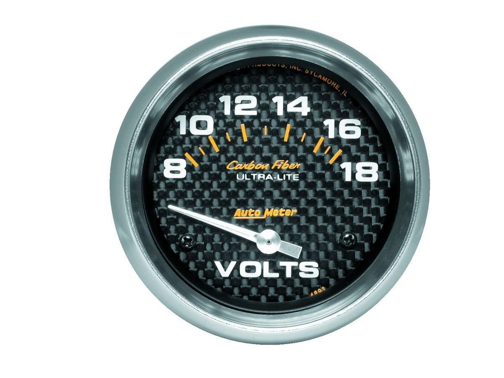 Autometer - C/F 2-5/8in Voltmeter 8-18 Volts