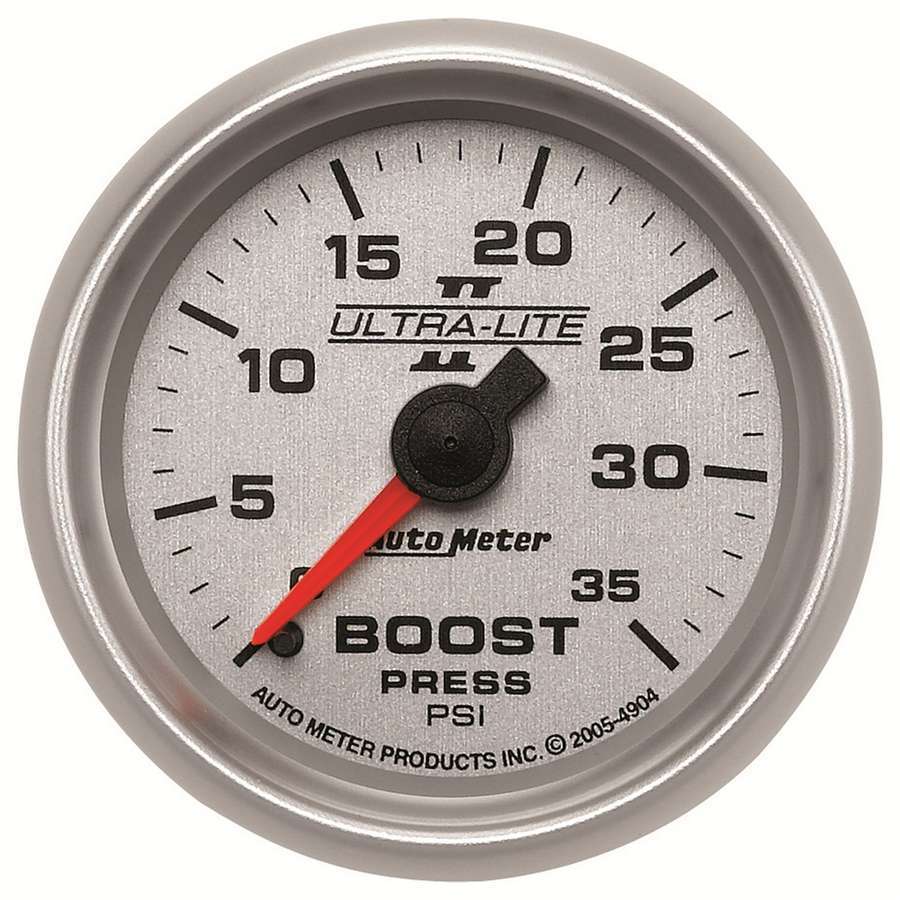 Autometer - 2-1/16in U/L II Boost Gauge - 0-35psi