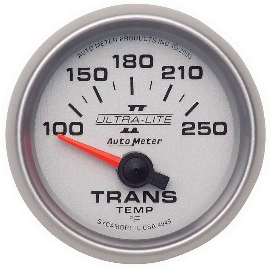 Autometer - 2-1/16in U/L II Trans. Temp. Gauge 100-250