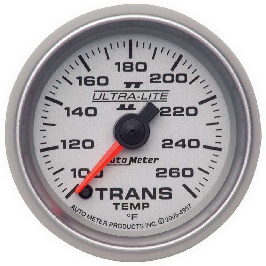Autometer - 2-1/16in U/L II Trans. Temp. Gauge 100-260