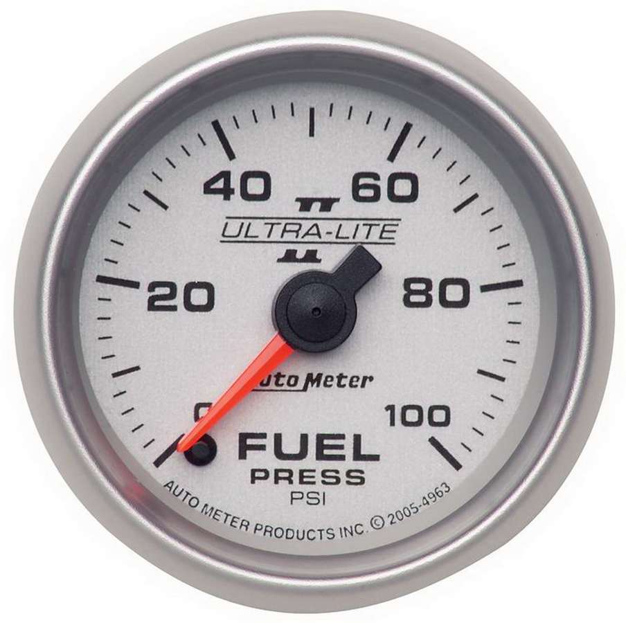 Autometer - 2-1/16in U/L II Fuel Pressure Gauge 0-100psi