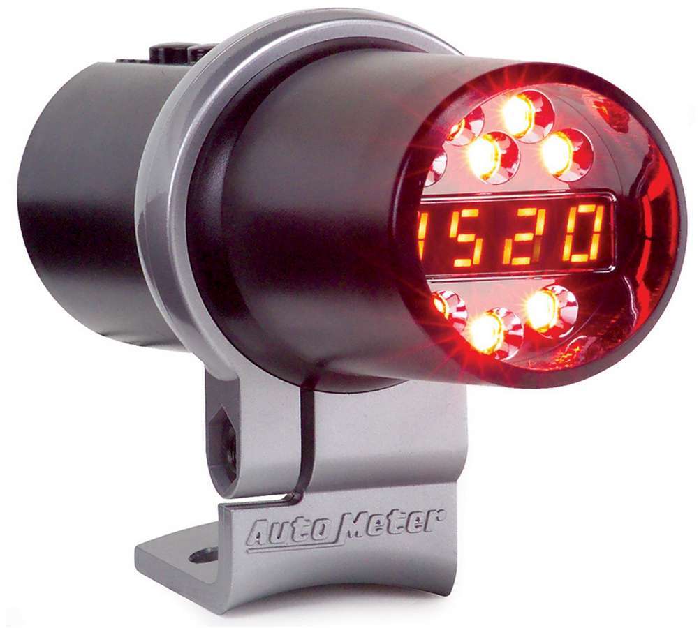 Autometer - 2-1/16in D/P/S Shift Light - 1 Stage- Black