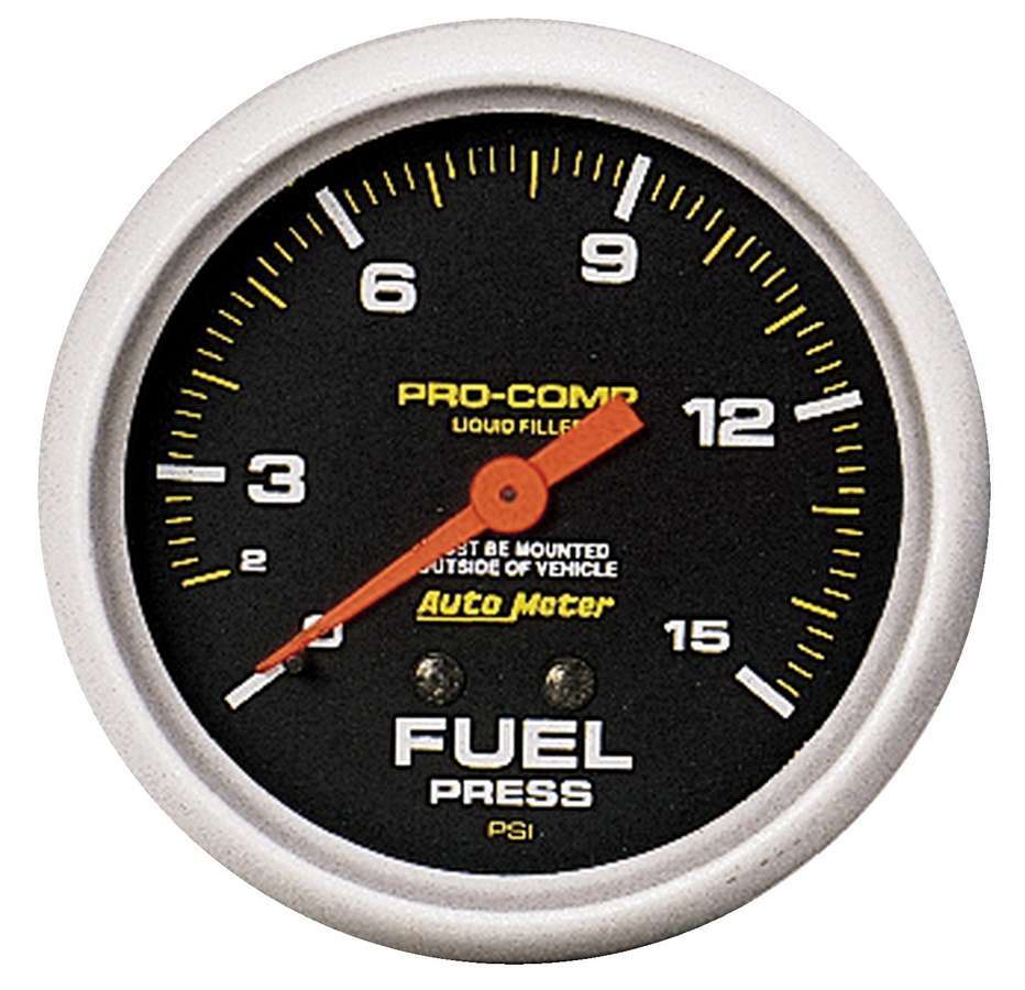 Autometer - 0-15 Fuel Pressure Gauge