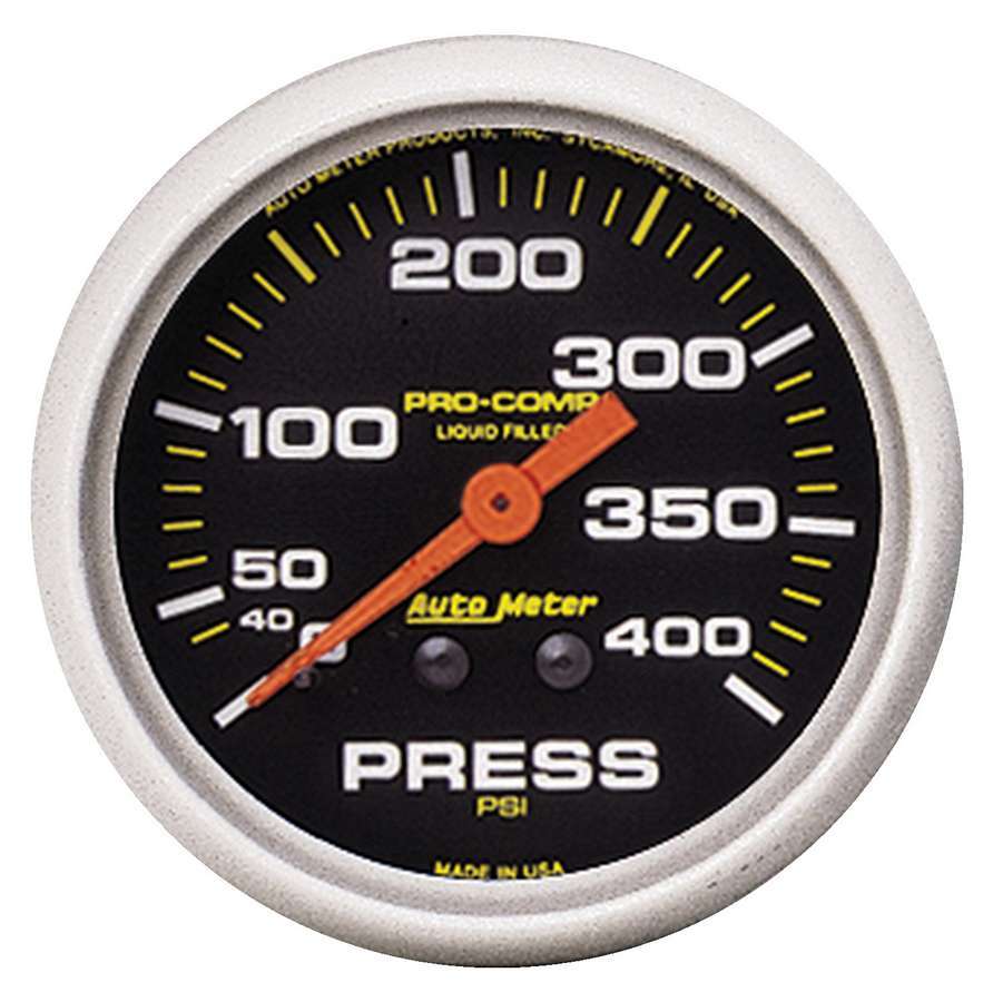 Autometer - 2-5/8 P/C Pressure Gauge 0-400psi