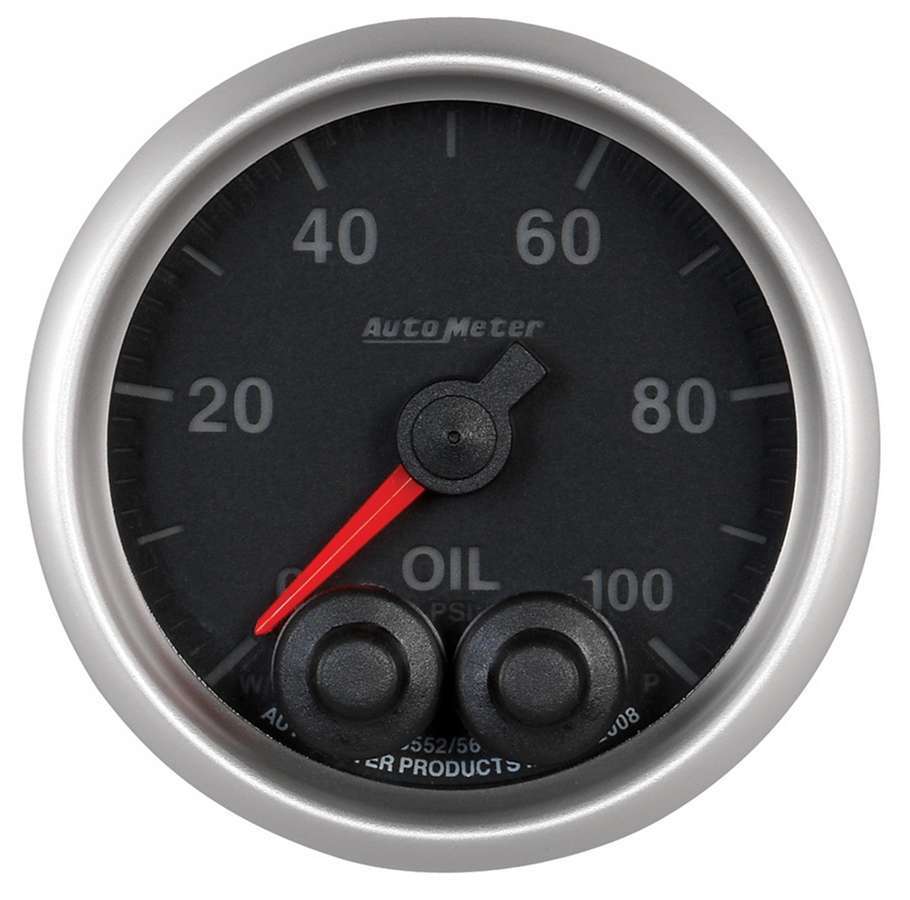 Autometer - 2-1/16 E/S Oil Press. Gauge - 0-100psi