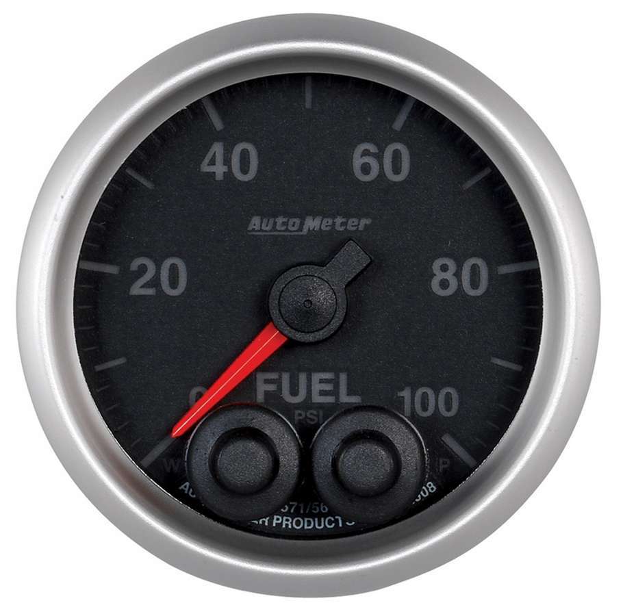 Autometer - 2-1/16 E/S Fuel Press. Gauge - 0-100psi