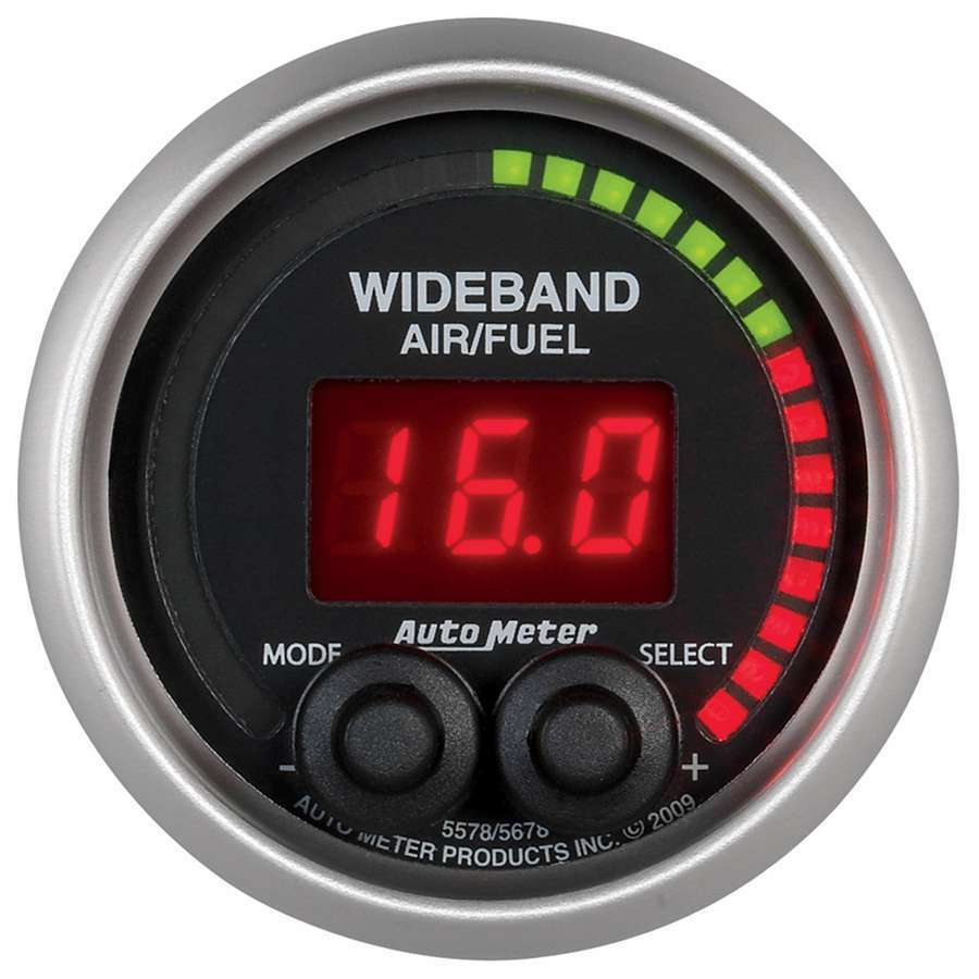 Autometer - 2-1/16 E/S Wideband Air/ Fuel Ratio Gauge