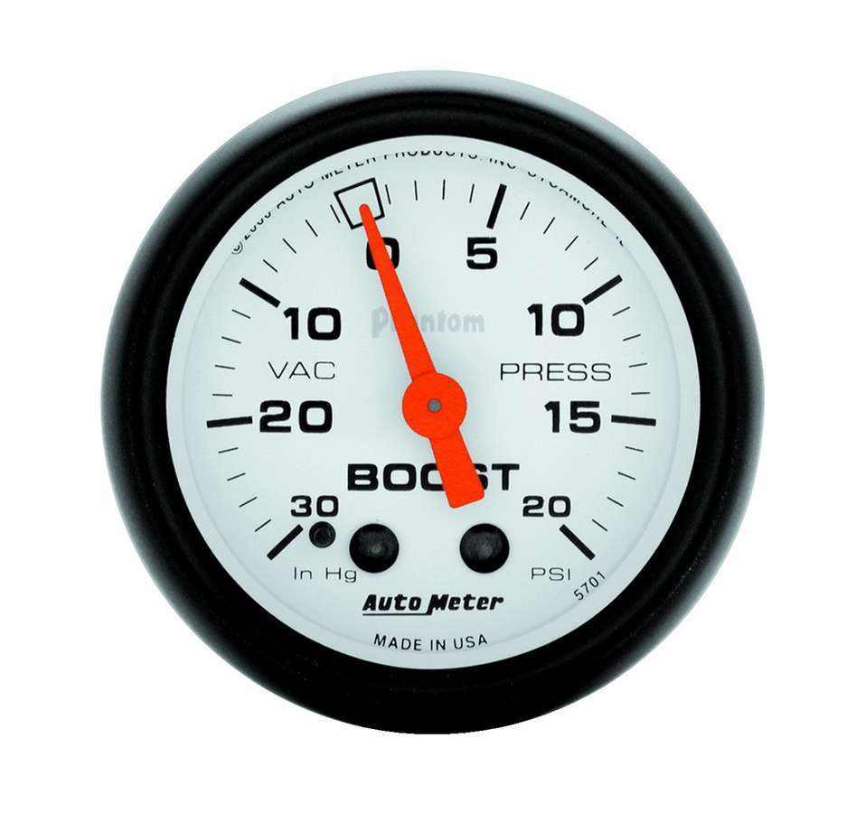 Autometer - 2-1/16in Phantom Boost / Vacuum Gauge