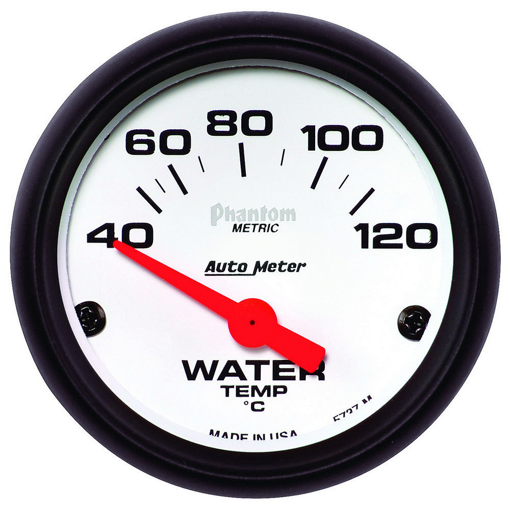 Autometer - 2-1/16 Phantom Water Tmp Gauge - Elec.