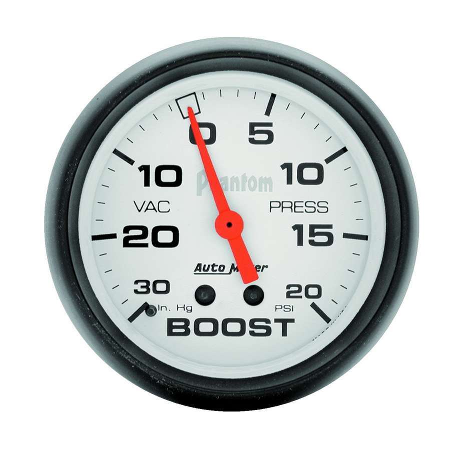 Autometer - 2-5/8in Phantom Boost Gauge 20psi