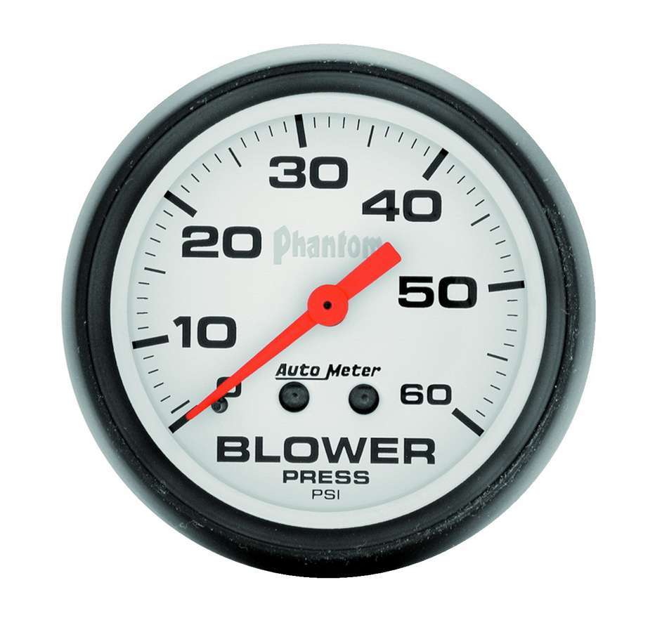 Autometer - 2-5/8in Phantom Blower Press. Gauge 0-60