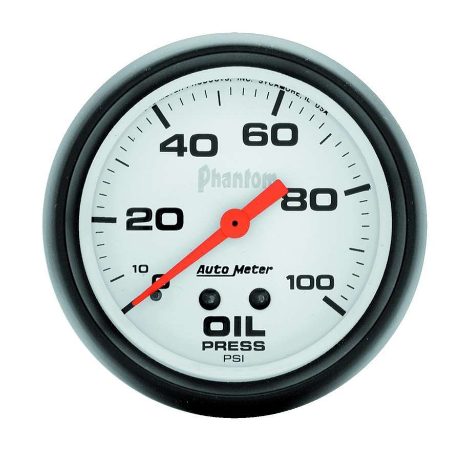 Autometer - 2-5/8in Phantom Oil Pressure Gauge 0-100psi