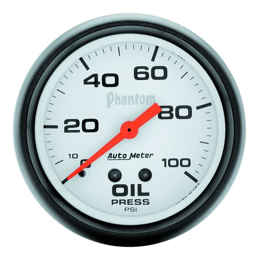 Autometer - 2-5/8in Phantom Oil Pressure Gauge 0-100psi