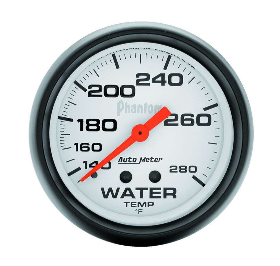 Autometer - 2-5/8in Phantom Water Temp Gauge 140-280