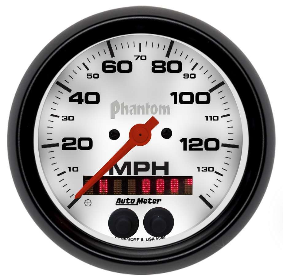 Autometer - 3-3/8 Phantom GPS Speedo W/Rally-Nav Display