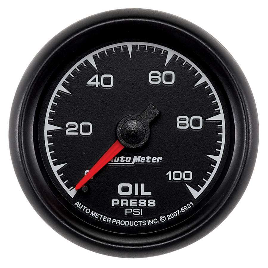 Autometer - 2-1/16 Es Oil Pressure Gauge - 0-100Psi