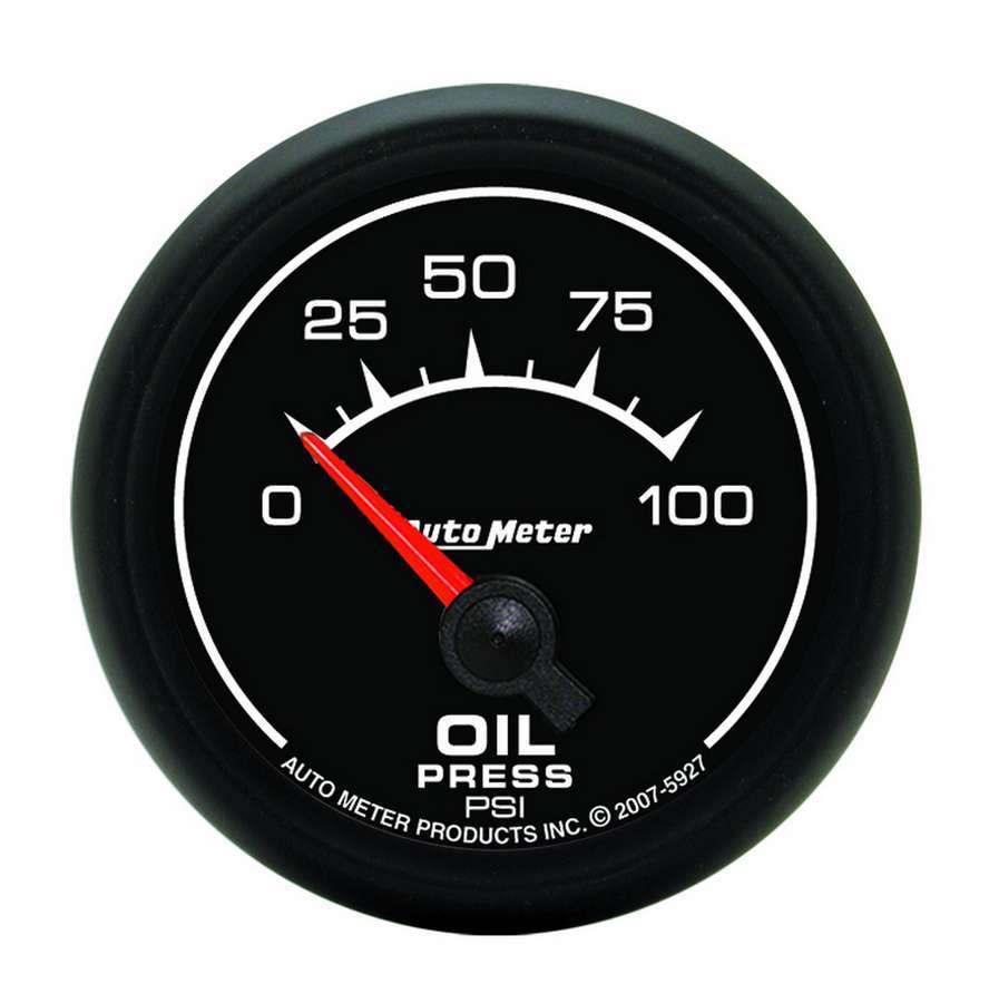 Autometer - 2-1/16 Es Oil Pressure Gauge - 0-100psi