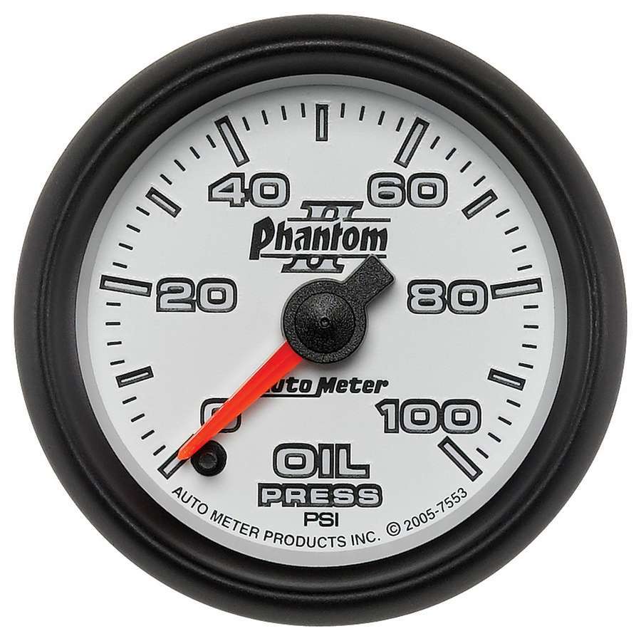 Autometer - 2-1/16in P/S II Oil Pressure Gauge 0-100psi