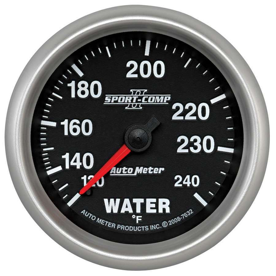 Autometer - 2-5/8 Sc Ii Water Temp Gauge 120-240 Degrees