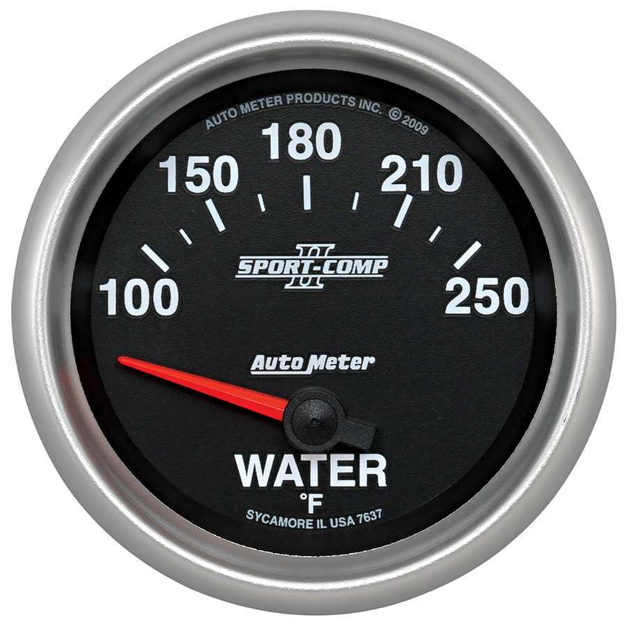 Autometer - S/C Ii Water Temp Gauge 2-5/8 100-250F Electric