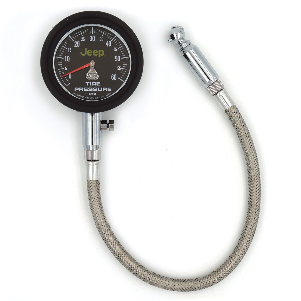 Autometer - Tire Pressure Guage 0-60 Psi w/Jeep Logo