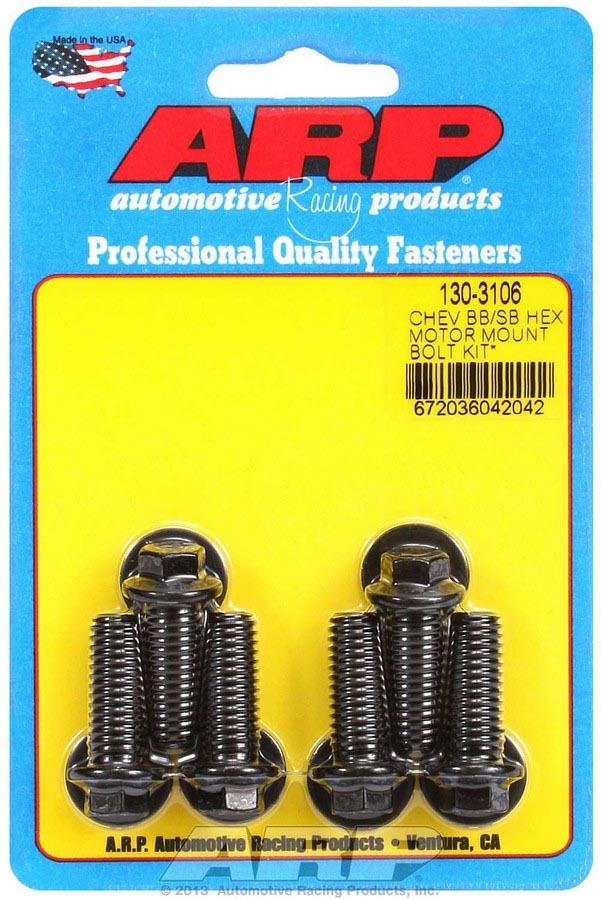 ARP - Motor Mount Bolt Kit 6pt. Chevy