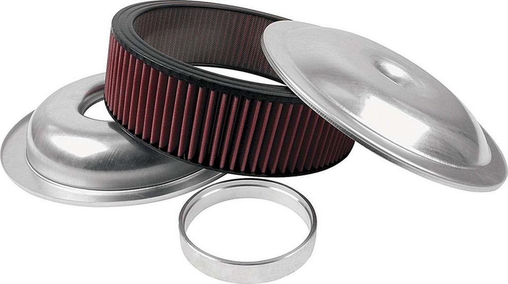 Allstar Performance - LW 14in A/C Kit Plain 3in Washable Element